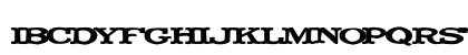 LHF Fancy Full Regular Regular Uppercase Preview