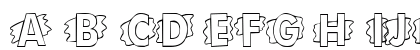 101! PuddleZ Regular Uppercase Preview