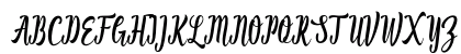 Bakin Regular Uppercase Preview