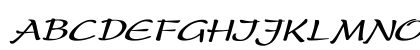 Present_Script Bold Italic Uppercase Preview