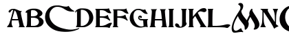 JMH Cthulhumbus UGalt2 Regular Uppercase Preview