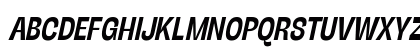Stinger Slim Trial Bold Italic Uppercase Preview