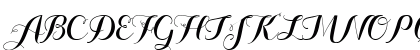 Aurella Script Uppercase Preview