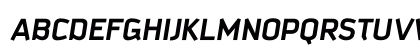 KautivaProC Bold Italic Uppercase Preview