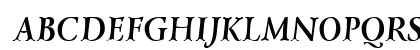 LazurskiCTT BoldItalic Uppercase Preview