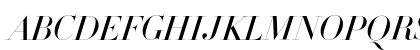 Didot HTF-L64-Light-Ital Uppercase Preview