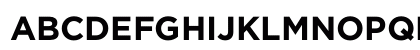 Gotham Bold Uppercase Preview