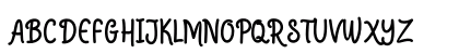 Hello Grizelle sans Regular Uppercase Preview