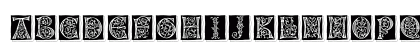 Napoli Initials Regular Uppercase Preview