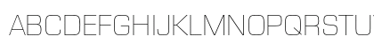 Eurostile Next LT Pro Ultra Light Uppercase Preview