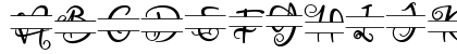 Aster Monogram_Personal Use Regular Uppercase Preview