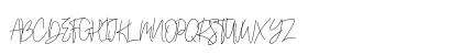Andi Signature Regular Uppercase Preview