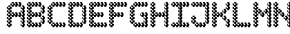Bubble Pixel-7 Dark Regular Uppercase Preview