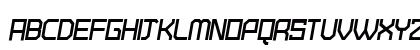 Tremble Regular Italic Uppercase Preview