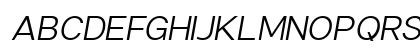 Sonika PERSONAL USE Light Italic Uppercase Preview