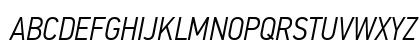 PF Din Text Cond Pro Light Italic Uppercase Preview