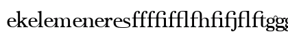 CK Woodbine Ligatures Regular Uppercase Preview