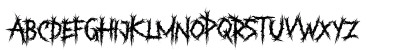 Ruthless Regular Uppercase Preview