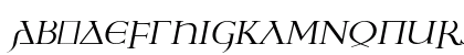 Ulfilas Kursiv Uppercase Preview