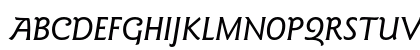 Goudy Sans AT Medium Italic Uppercase Preview