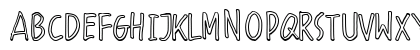 Malique Outline Regular Uppercase Preview