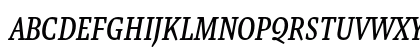 Malaga Narrow OT Reg Italic Preview