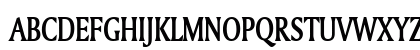 AmerettoCondensed Bold Uppercase Preview