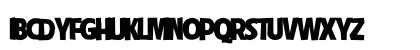 LHF American Sans Regular Regular Uppercase Preview