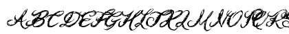 Holly Hood Regular Uppercase Preview