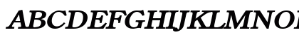 CentimeWide BoldItalic Uppercase Preview