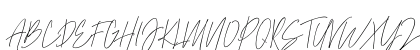 theraphiest Regular Uppercase Preview