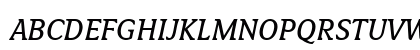Avance Regular Italic Preview
