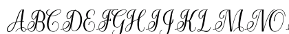 CuttauriScript Regular Uppercase Preview
