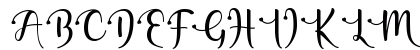 Byebye Honey Regular Uppercase Preview