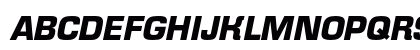 EurofontC Bold Italic Preview