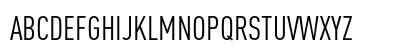 DINCond-RegularAlternate Regular Uppercase Preview