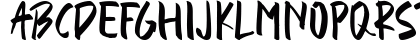 Tomohon Demo Regular Uppercase Preview