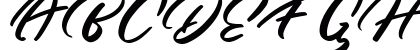 High Sky Regular Uppercase Preview