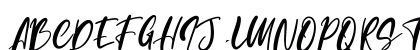 Evangeline Regular Uppercase Preview
