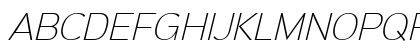 Sinkin Sans 200 X Light Italic 200 X Light Italic Preview