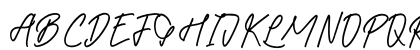 Betsy Gilbertos Regular Uppercase Preview