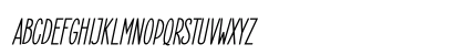 Elegant Sans SemiBold Italic Uppercase Preview