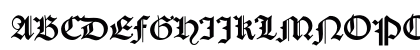 DS CaslonGotisch Regular Uppercase Preview