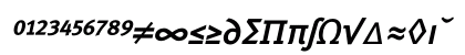 Meta Medium Expert Italic Uppercase Preview