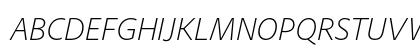 Adobe Clean Light Italic Preview
