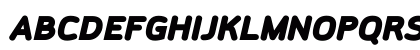 SylviaBlack Italic Regular Preview