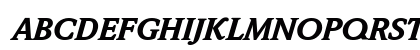 WeidemannMdITC Black Italic Uppercase Preview