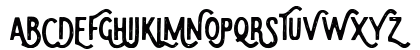 Eudora Regular Uppercase Preview