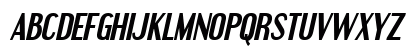TrSah Engebrechtre Bold Italic Uppercase Preview