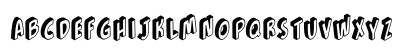 Dewangga Regular Uppercase Preview